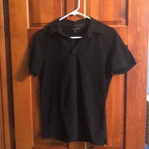 Men’s black polo